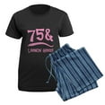 thumbnail image 5 of CafePress - 75Th Birthday Humor Women's Dark Pajamas - Women's Short Sleeve Print T-Shirt and Pants Dark Cotton Pajama Set, 5 of 7
