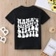 thumbnail image 3 of Gibobby Camisa&nbsp;Vaquera pequeños Bebés Niñas Mama's Expensive Little Besties Camisa de manga corta con estampado de letras Mini camiseta divertida de Mama Camiseta de moda（Negro， 3-4 Años), 3 of 5
