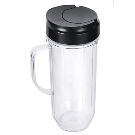 

Replacement Cup and Lid 22 Ounce Jar Cup and Lid Fit for 250W MB MB1001 Series Juicer Mixer