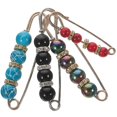 thumbnail image 5 of 4pcs Decorative Brooch Pins Pearl Brooch Pins for Women Sweater Clothes Clip Brooches, 5 of 5