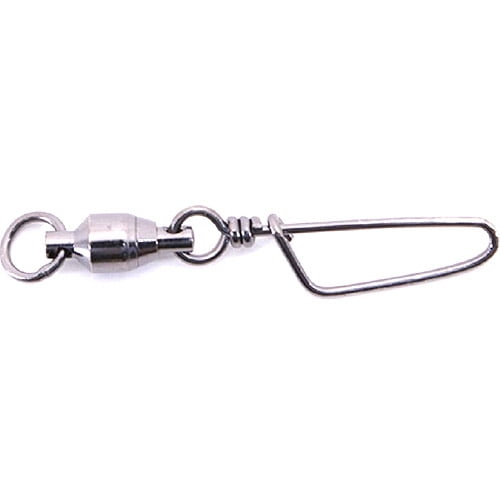 Spro Ball Bearing Swivel with Nickel Snap-Pack of 5