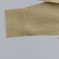 thumbnail image 5 of Eryao Big and Tall Mens Two Piece Set Casual Long Sleeve Hoodies and Side Button Shorts with Pockets Summer Beach Vacation Lounge Sets,Khaki,XL, 5 of 7