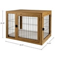 thumbnail image 6 of PETMAKER Furniture-Style Dog Crate with Double Doors and Cushion (Natural), 6 of 9
