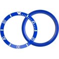 thumbnail image 1 of HUGFEGWE Watch Insert Loop, Watch Bezel, 4 Colors New Ceramic Watch Wristwatch Bezel Insert Loop Replacement Parts (Blue) U2537-26575, 1 of 8