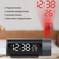 thumbnail image 4 of Reloj Despertador De Proyección, Pantalla LED De Rotación De 180 Grados, 12, 24 Horas, Salida USB, Proyector De Reloj Digital Para Dormitorio, 4 of 7