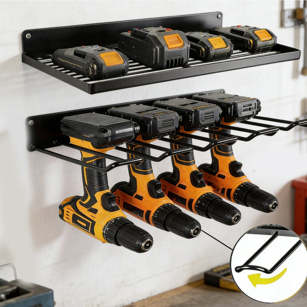 Hand Power Tool Organizers Heavy Duty Pegboard Wall Storage Tool Workshop Wrench Tools Screwdriver Power Storage Shelf