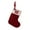 Red, variant on Personalized Christmas Stockings - Small Knit Stocking with Embroidered Initial for Family, Fireplace Hanging Decor, Monogram Xmas Stocking Holiday Decoration