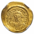 thumbnail image 2 of Byzantine AV Solidus Mau Tiberius (582-602 AD) MS NGC (S-478), 2 of 3