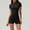 Black(Short Sleeves+Shorts), variant on PISONIC Two Piece Workout Sets For Women Tank Top Matching High Waist Booty Lifting Shorts Gym Yoga Active Wear Outfits