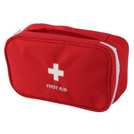 - Outdoor Camping Polyester Rectangle Emergency First Aid Medic Rescue Bag Red