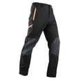 thumbnail image 6 of YABCSAZ Mens Softshell Hiking Pants Windproof Water Resistant Stretch Knee Reinforced Multi Pocket Cargo Pants Outdoor Work Pants Athletic Climbing Trousers for Men, 6 of 6