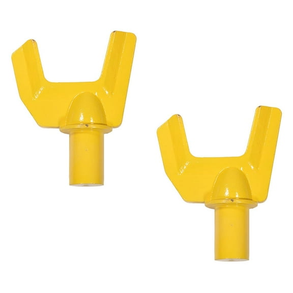 2 Pack 3" Wide Opening Short Tapered Towing Axle Fork for Heavy-duty Towing Trucks and Wreckers and Use for Lifting Automotive and Industrial Equipment