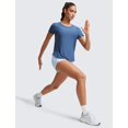 thumbnail image 3 of Camiseta de entrenamiento CRZ YOGA Cloudweight para mujer Pitch Blue, 3 of 5