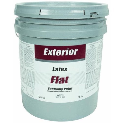 Exterior Latex Flat White House Paint