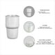 thumbnail image 4 of 6 Piezas Mini Vaso de Chupito de 3 Oz con Pajita y Tapas, Juego de Vasos de Chupito de Doble Capa de Sublimación para Bebidas, Café, 4 of 8