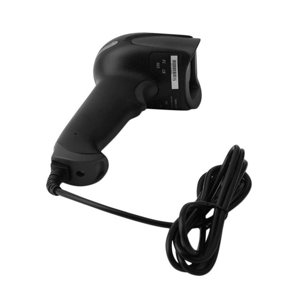 Black/Yellow USB 1.0 Handheld Barcode Reader, Laser Bar Code Scanner