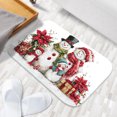thumbnail image 6 of 1pc Snowman Family Absorbent Non-Slip Bathroom Thickened Flannel Rug Decor,Soft,Quick Drying,Suitable For Indoor/outdoor Use,Bathrooms,Bedrooms,Kitchens,Terrace,Laundry Rooms,16"x24", 6 of 9