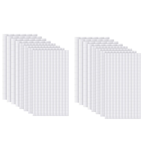 Almohadilla de silicona de 4 piezas, herrajes adhesivos, cojín para puerta de pared, alfombrilla antideslizante transparente para el hogar, para Almacenamiento y organización del hogar Cuadrado Moyic HA059620-01B