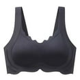 thumbnail image 5 of HEVIRGO Lady Bra Seamless Plus Size Thin Push-up 3D Full Cup Wide Shoulder Strap Good Support Thin Sport Bra Lady Daily Exercise Underwear, 5 of 7