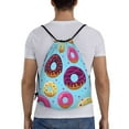 thumbnail image 2 of Bingfone Donuts Drawstrings Backpacks Bags For Men Women Gym Drawstrings Bag, 2 of 9