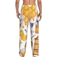 thumbnail image 7 of Salouo Honey Bee Set Print Pajama Pants for Men, Lounge Pants Elastic Waistband Casual Men's sleepwear Loungewear Sleep Pajama Pant -X-Large, 7 of 7
