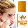 AYFFDIYI Honey Glow Lemon Turmeric Kojic Acid Soap Bar, Turmeric Face