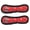 2PK Red Bone, variant on TUFFY® Medium Tug-O-War Yellow Bone, Durable Plush Squeaky Dog Toy