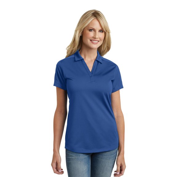 Port Authority Women's Diamond Jacquard Polo L True Blue