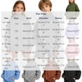 thumbnail image 3 of LUGOGNE Boys Girls Sweatshirt Mock Neck Pullover Sweatshirt Soft Fall Winter Casual Drop Shoulder Tops Kids Back to School Basic Outfits, 3 of 9