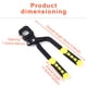 thumbnail image 2 of Scienceny Stud Crimper Partition Punch Lock Alicate de una sola mano Tablero de yeso Drywall Acero al carbono Herramienta de instalación Herramientas y ferretería, 2 of 6