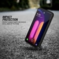 thumbnail image 3 of WIRESTER Shockproof Soft Rubber Cover Case for LG V60 ThinQ 6.8", Boston Terrier Dog Lying Down Looking Up On Light Blue Background, 3 of 5