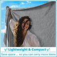 thumbnail image 3 of Oversized Turkish Beach Towel Blanket XXL Cotton Sandproof Towels Boho Woven Extra Large Big Sand Free Giant Throw Thick Blankets Huge Quilt XL Picnic Camping Necessities Cloud For Adult Gifts Beige, 3 of 7