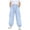 Sky Blue, variant on Xyant Lightweight Silky Jogger Pants for Girls Kids Warm Weather Cargo Loose High Waisted Pants (Purple,15-16 Years)