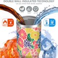 thumbnail image 3 of Modern 30oz Handheld Travel Tumbler with Handle – Double Wall Stainless Steel Insulated Cup, Flip Straw Lid, Leak-Proof & BPA-Free for Hot and Cold Drinks – Durable Coffee & Juice Mug White, 3 of 7