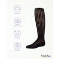 thumbnail image 6 of MeMoi Pelerine Stitch  Cotton Blend Tights - Girls - Female, 6, Black, 6 of 9