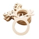 thumbnail image 4 of EeaseMX 10 anillos de servilleta de madera con forma de astas, hebillas para servilletas de moda, porta servilletas de fiesta, hebillas para toallas, 4 of 7