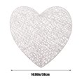 thumbnail image 3 of JVBTVB Valentine'S Day Placemats Set Of 1, 15X15 Inch Pvc Heart-Shaped Table Mat With Rose Pattern, Waterproof Non-Slip Dining Mat For Holiday Kitchen Table, Anniversary & Romantic Dinner Decor, 3 of 6