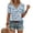Blue, variant on Women's Vintage Printed Top Casual Fashion Blouse Short Sleeve Retro Streetwear T-Shirt Comfortable Summer Y2K Aesthetic Loose Fit,Blue,S