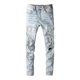 thumbnail image 2 of Pantalones cortos vaqueros de verano para hombre: holgados y casuales, tejido de poliéster, cintura elástica, múltiples bolsillos, moda/ocio, tallas S-XXXL., 2 of 4