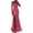 Hot Pink, variant on Women's 2025 Sequin Prom Dress - Sling Wrap Midi Dress, Sparkling Ruched Front, Polyester for Party/Evening
