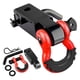 thumbnail image 4 of Receptor de enganche de grillete Acero fuerte PU de alta resistencia Aislamiento acústico Grillete de anillo en D para ayuda todoterreno Rojo, 4 of 10