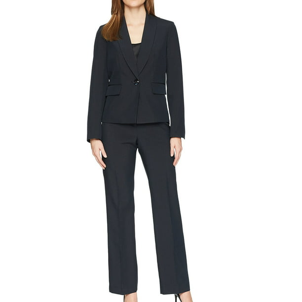 Womens Pant Suit Navy Pinstripe Shawl Collar $129 14 - Walmart.com ...