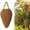 Khaki, variant on Faux Wasp Honeycomb Deterrent Hanging Net Bag with Cotton Filling - Outdoor Bee Repellent for Gardens Patios & Farms - Natural Wasp Deterrent Decoration for Expelling Wasps and Vermin - 14 x 8 Inches