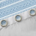 thumbnail image 4 of Feelyou Blue Line Abstract Curtains Pack of 2 (42x84 Each), Square Curtains Blackout, 4 of 6