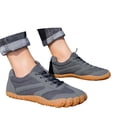 thumbnail image 3 of VeFlora Unisex Barefoot Minimalist Shoes, Wide Toe Box Zero Drop Sneakers, Breathable Non- Lightweight Casual Shoes for Trail Running Walking Hiking(Grey/38), 3 of 9
