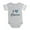 Heather Gray, variant on CafePress - I Love Ghosts_Bl - Cute Infant Baby Football Bodysuit