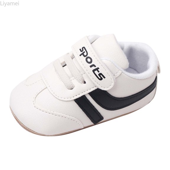 Liyamei Fashion Summer Children Infant Toddler Shoes Boys And Girls Sports Shoes Flat Sole Non Slip Lightweight Colorblock Hook Loop Size 4