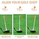 thumbnail image 2 of Golf Alignment Sticks,Magnetic Golf Club Alignment Stick Training Aids Part Help Visualize Golf Gift Golf Training ToolC, 2 of 5