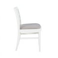 thumbnail image 4 of Pemberly Row Mid Century Wood Woven Chair in White (Set of Two), 4 of 9