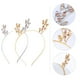 thumbnail image 4 of 2 piezas diademas de lujo cuernos de reno Navidad diademas accesorios para el cabello, 4 of 8